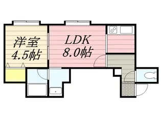 エリート【202号室】の間取り