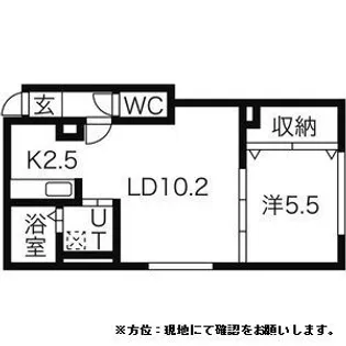 カルグランデ白石【0107号室】の間取り
