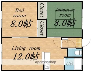 シティーハウス15【2階】の間取り