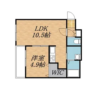 クラリス豊平3・9【10階】の間取り