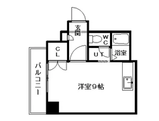 グランヴィレッジ本郷通Ⅰ【00702号室】の間取り