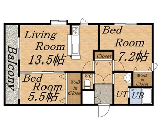 マーサ羊ケ丘【1階】の間取り