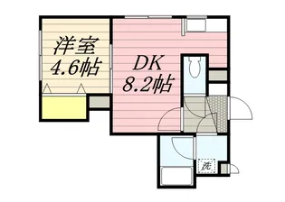ブランノワール菊水.EXE【2階】の間取り