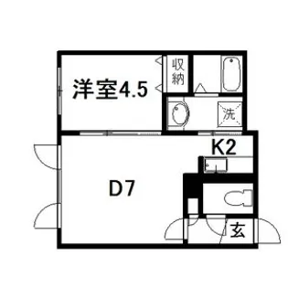 フォレスト本郷10【303号室】の間取り