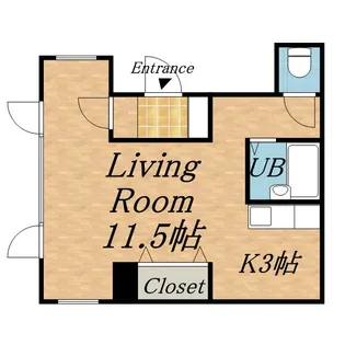 ZENビル【303号室】の間取り
