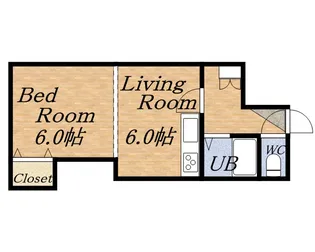 カサデ南郷【3階】の間取り