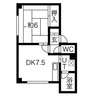 ラ・ホーレ19【4階】の間取り