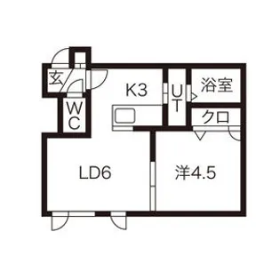 プルーフガーデン【202号室】の間取り