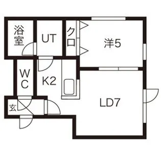 フォレスト平岡II【205号室】の間取り