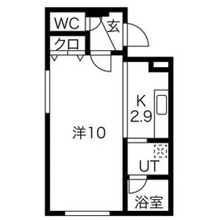 HOPE月寒中央 C【4階】の間取り