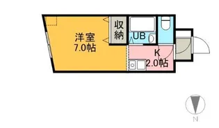 メゾン・ド・シャンブル【702号室】の間取り