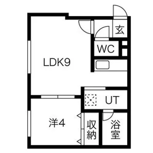 EVERGREEN KIKUSUI【4階】の間取り