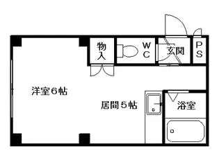 メゾンドール田口【0208号室】の間取り