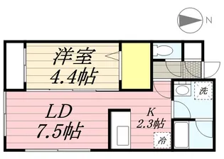 LA MER(ラ メール)【4階】の間取り