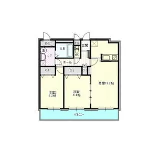 ロイヤルヒルズ【1階】の間取り