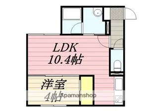 ECLAT厚別【1階】の間取り