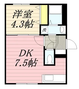 レストヒルズ南郷【4階】の間取り