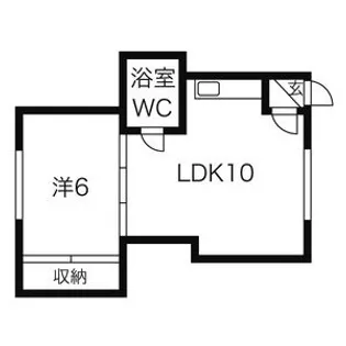 ニューパークヒルハウス【2号室】の間取り