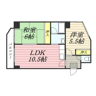 大友ビル【0303号室】の間取り