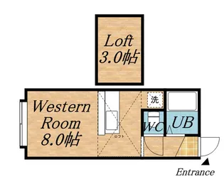 サンプラザ南郷【3階】の間取り
