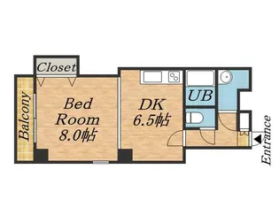 マリアージュひうら【4階】の間取り