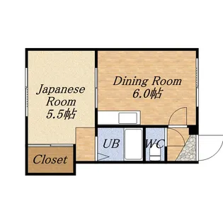 白石ハイツ【0203号室】の間取り