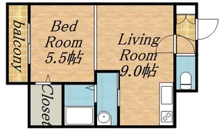 エクセレントハウス豊平37【1階】の間取り