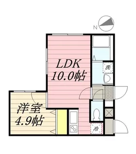 ブリランテ南郷.【4階】の間取り