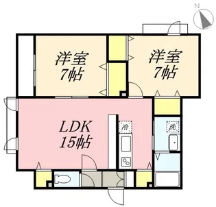 アーセナル13【302号室】の間取り
