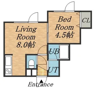 珊瑚第二マンション(サンゴダイニマンション)【1階】の間取り