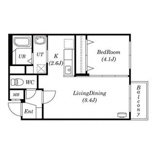 スパークル学園前【3階】の間取り
