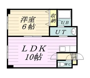 アルカディア白石弐番館【0303号室】の間取り