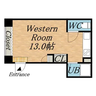 ツインビルB【0301号室】の間取り