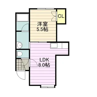 リブウェルJ・C【0202号室】の間取り