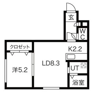 ROSA BLANCA(ロサ ブランカ)【1階】の間取り