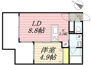 メゾンひばりが丘【1階】の間取り