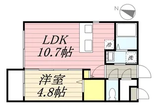 プレミアシティ新札幌【2階】の間取り