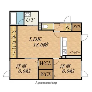 NIX04【301号室】の間取り