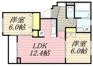 アクアレジデンス2【403号室】の間取り