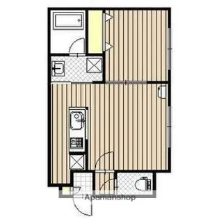 ブレッシング北海道KITAHIRO【3階】の間取り