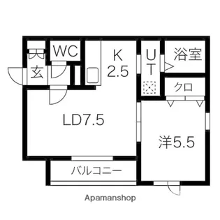 BP共栄【3階】の間取り