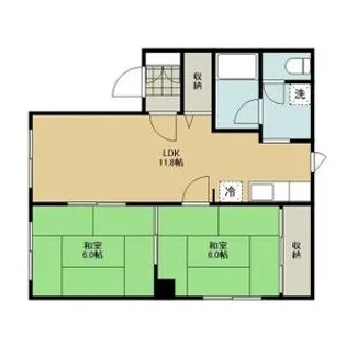 サンライフズーム【203号室】の間取り