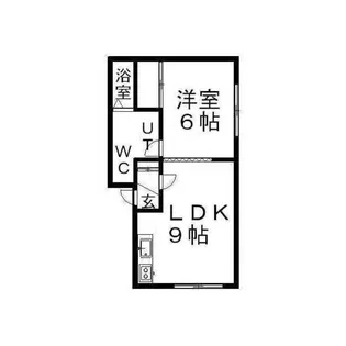 公園ハイツA【102号室】の間取り