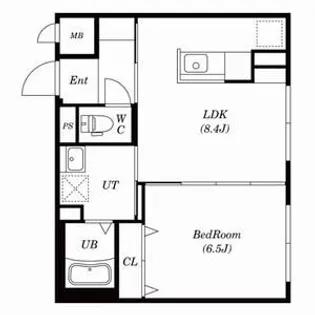 Primo Mare南郷通(プリモマーレナンゴウドオリ)【1階】の間取り
