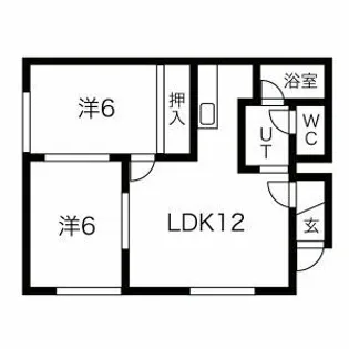 シュプレーム真栄【204号室】の間取り