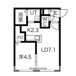 MAISON DE HIRO【4階】の間取り