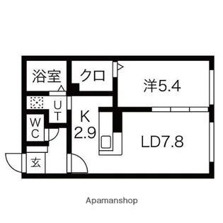 MAISON DE HIRO【306号室】の間取り
