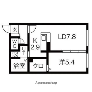 MAISON DE HIRO【2階】の間取り