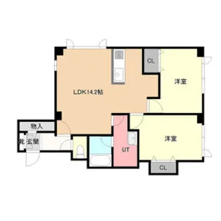 ジェイフェイス【3階】の間取り