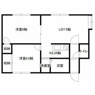 ステージインA45【205号室】の間取り